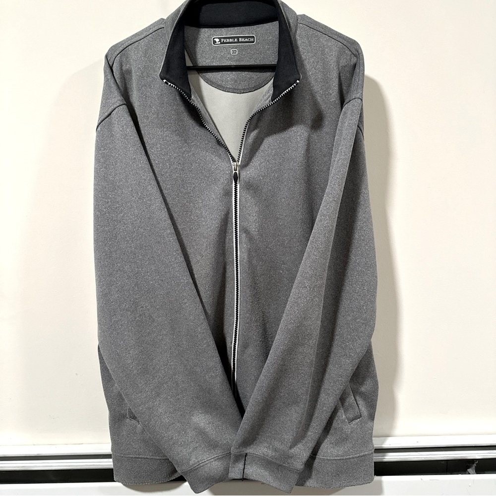 Pebble Beach Size XXL Zip Up Golf Sweater
